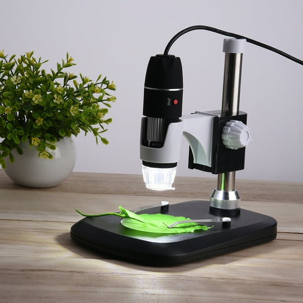 WiFi Digital Microscope 8 LED Two in one USB Endoscope Camera Microscopio 800X Stereo Electronic Magnifier Plug and Play 